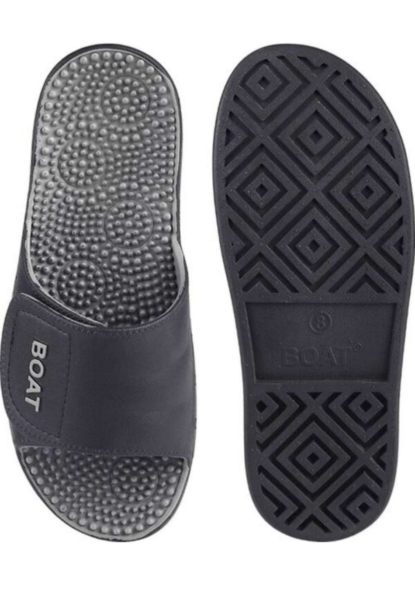 Men sliders/flip- flop black-grey - Image 3