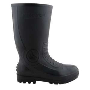 Black Gumboot 12 inch for men