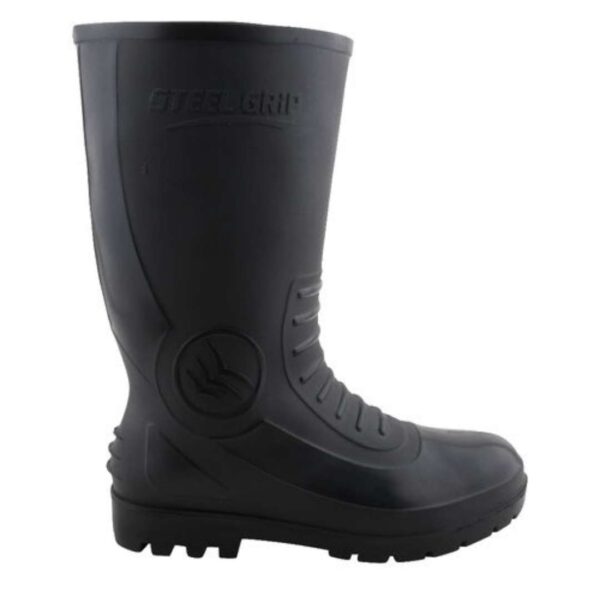 Black Gumboot 12 inch for men