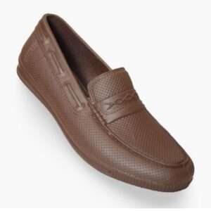 Pvc full moulded loafer shoes for men