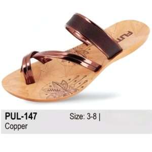 Pul147 glossy pu womens sandals
