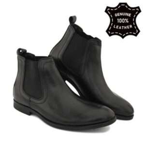 Hiking slip on 100% Geniune leather shoe for men