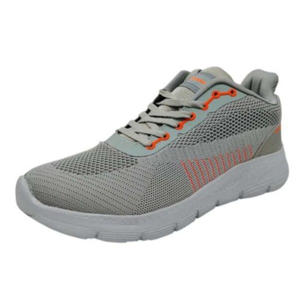 Orange-grey Eva Lace up men sports shoes