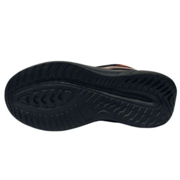 Black lace up sports shoes for men - Image 4