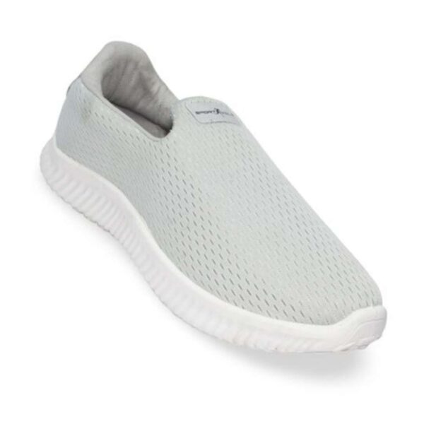 Grey comfort slip-on shoes for men