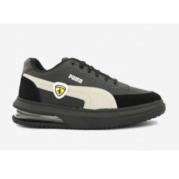Full Black Fashionable low ankle sneakers for men - Image 5