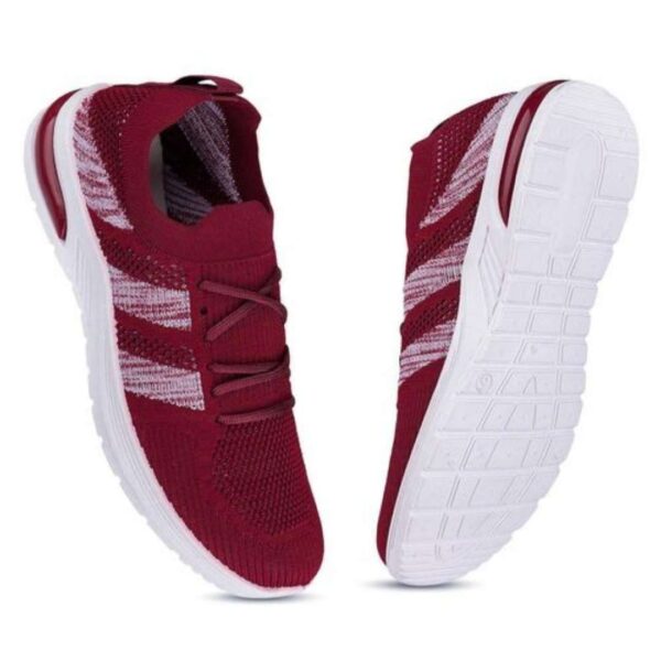 Marron pvc casual shoes for womens - Image 4