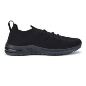 Full black lace up casual shoes for womens