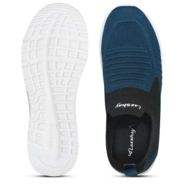 Blue-black Slip on shoes for men - Image 5