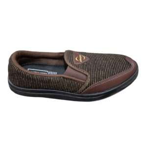 Brown winter casual slip on men shoes