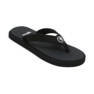 Full black niwar slippers for men