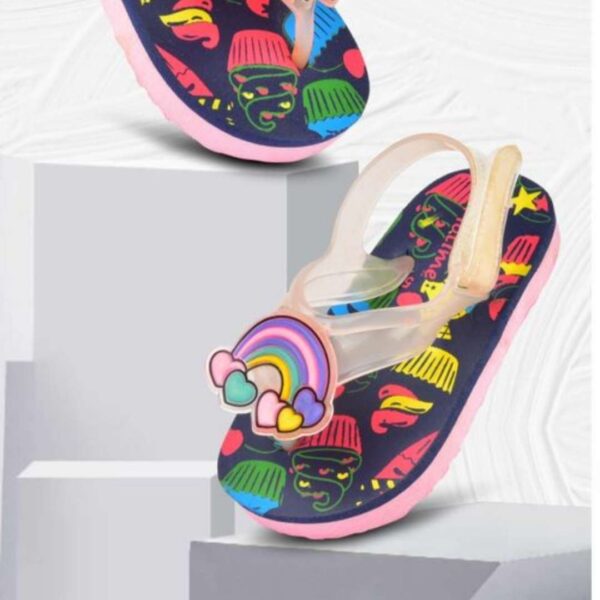 Lightweight cartoon printed Belt Eva slippers for kids 1.5 to 5 years - Image 8