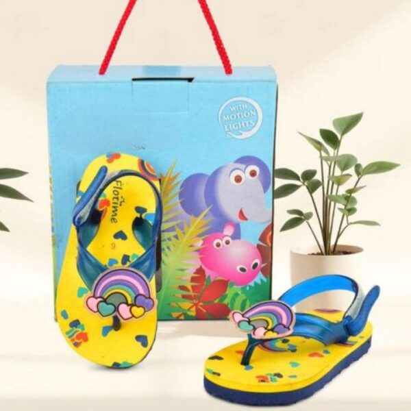 Lightweight cartoon printed Belt Eva slippers for kids 1.5 to 5 years - Image 2