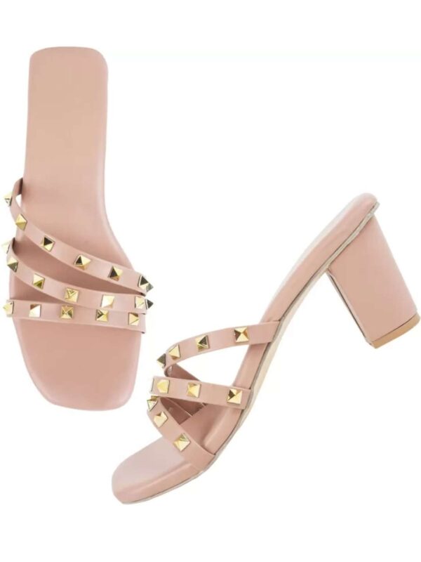 Try me women Heel peach colour - Image 3