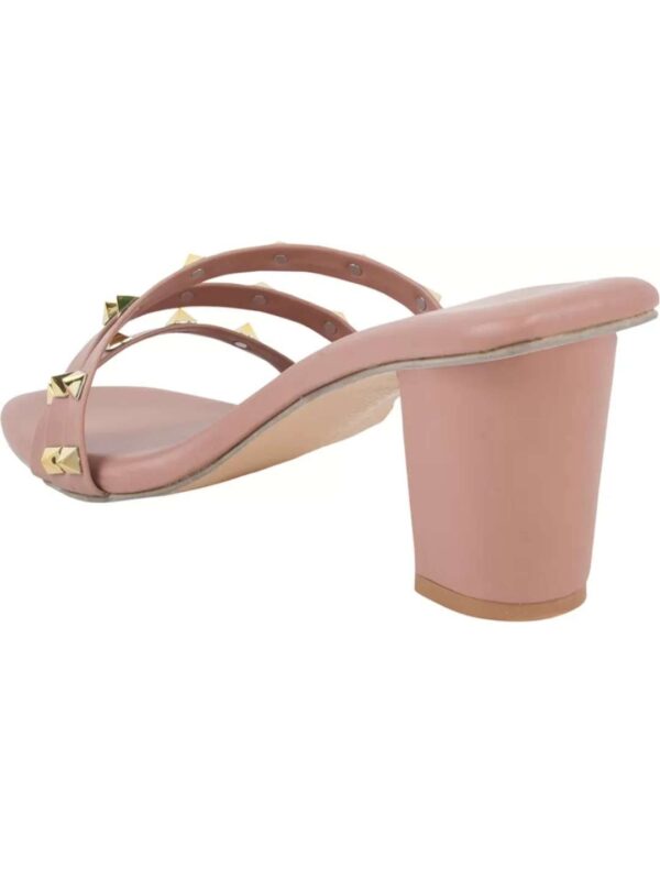 Try me women Heel peach colour - Image 7