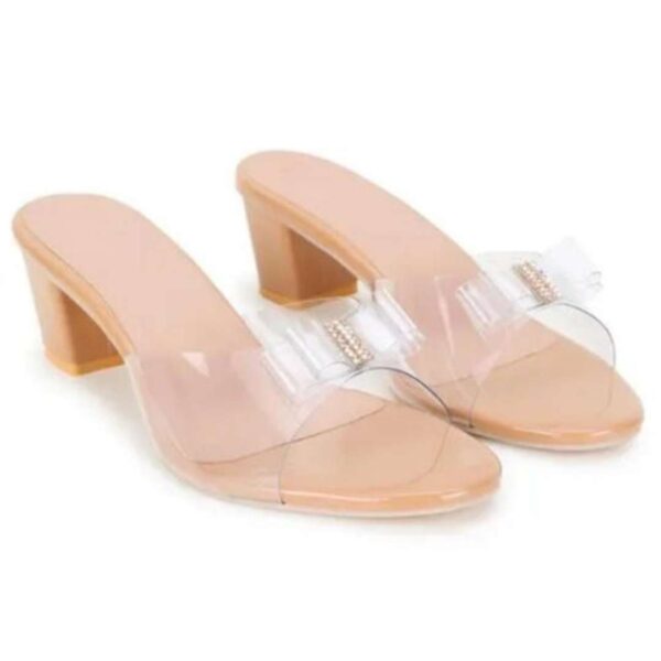 Transparent women block heel sandals - Image 18