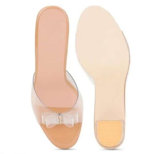Transparent women block heel sandals - Image 20
