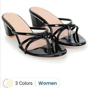 Women fancy women block sandals