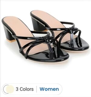 Women fancy women block sandals