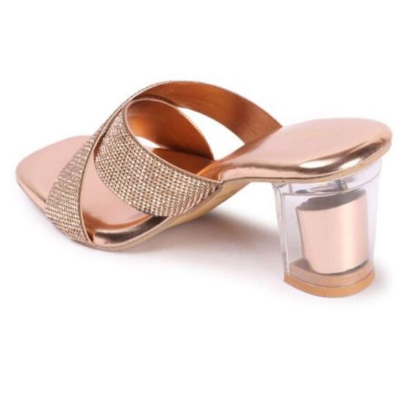 Slim Block Heel sandals for womens - Image 4