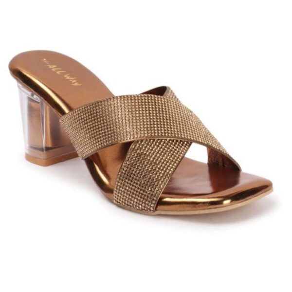 Slim Block Heel sandals for womens - Image 10