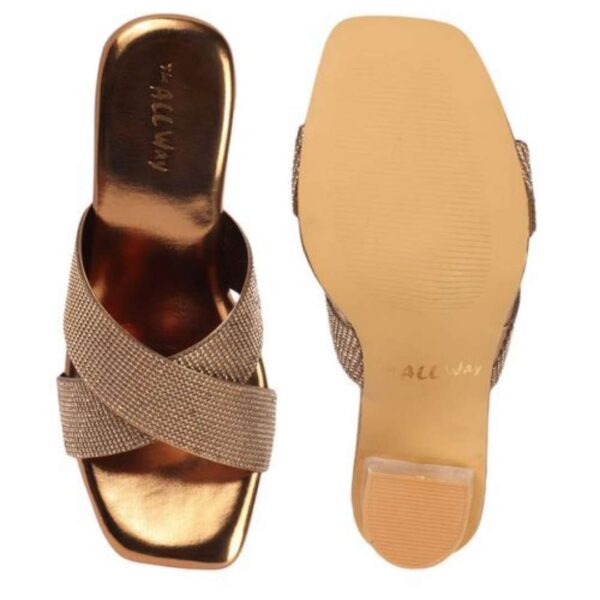 Slim Block Heel sandals for womens - Image 13