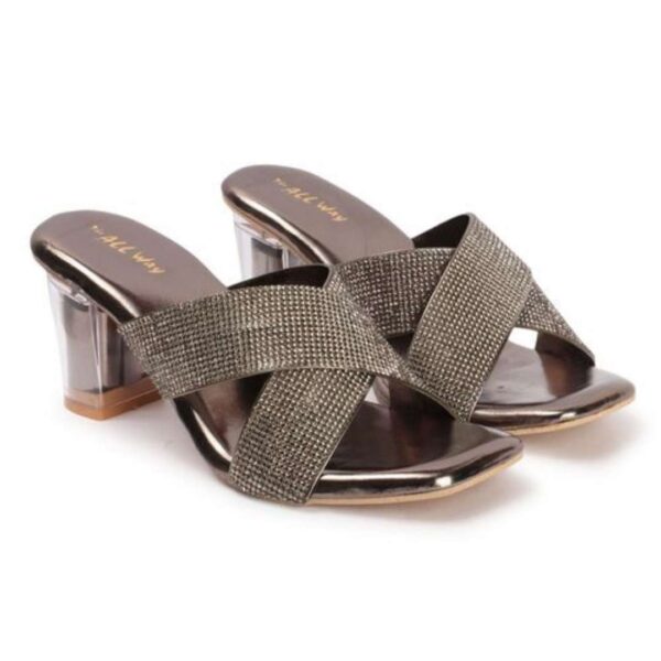 Slim Block Heel sandals for womens - Image 6