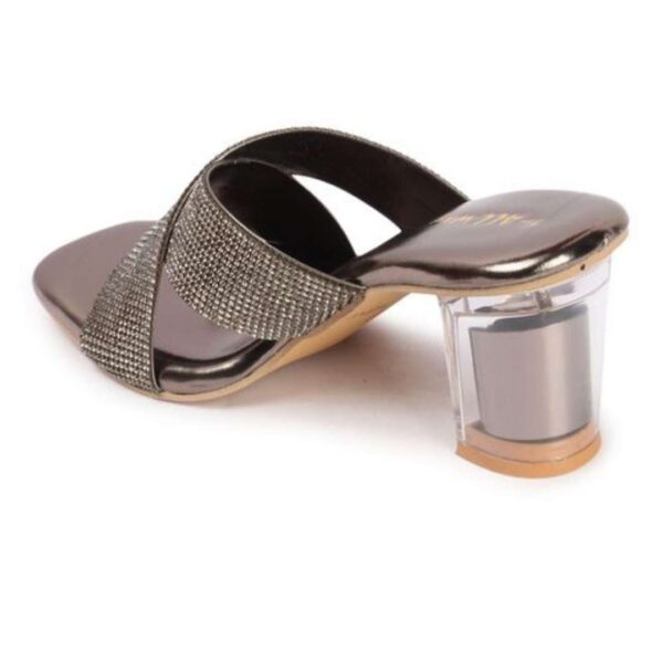 Slim Block Heel sandals for womens - Image 8