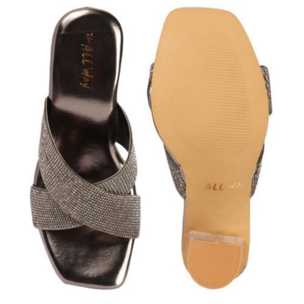 Slim Block Heel sandals for womens - Image 9