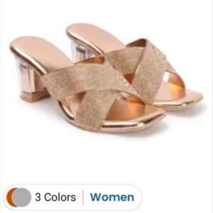 Slim Block Heel sandals for womens