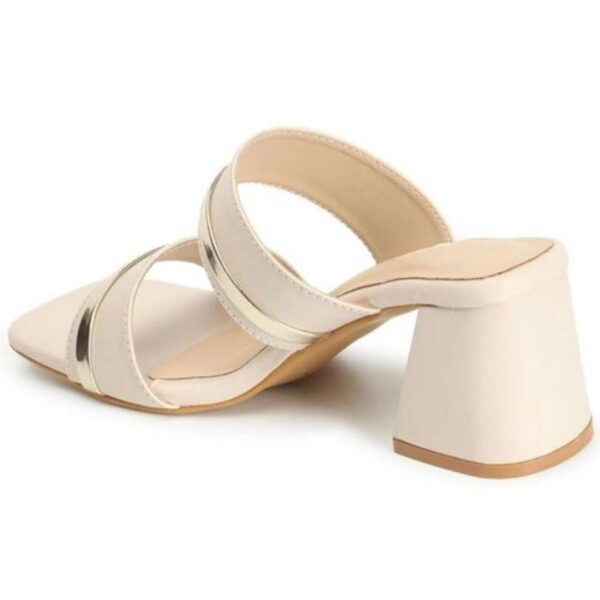 Double straps Block Heel sandals for women - Image 3