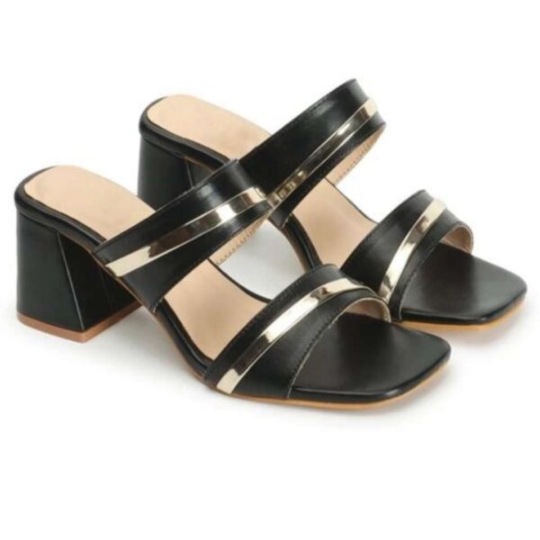 Double straps Block Heel sandals for women - Image 5