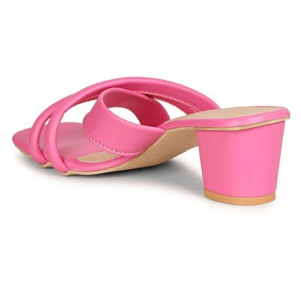 Multi straps Block heel sandals for womens - Image 21