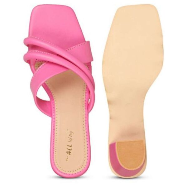 Multi straps Block heel sandals for womens - Image 19