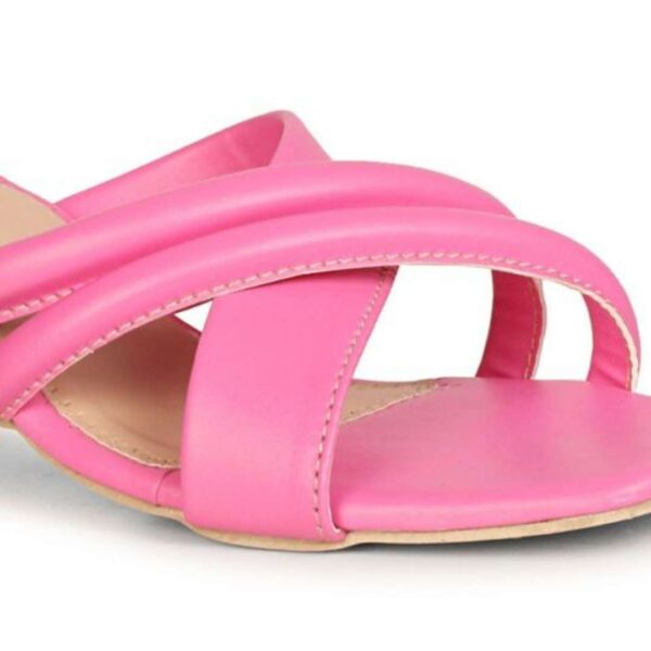 Multi straps Block heel sandals for womens - Image 20