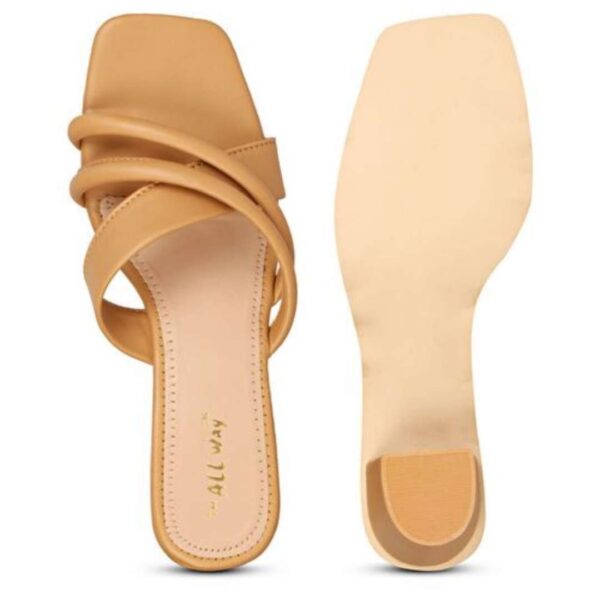 Multi straps Block heel sandals for womens - Image 17