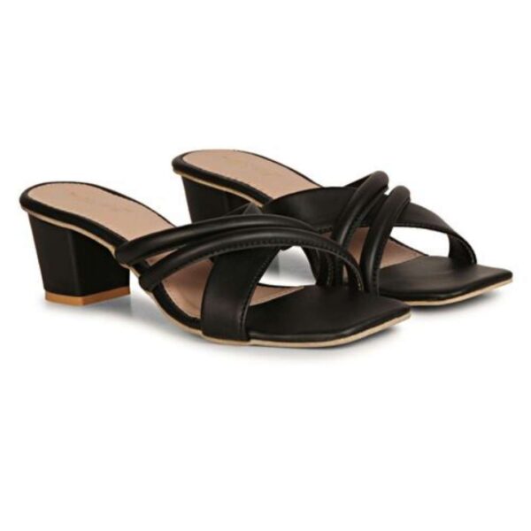 Multi straps Block heel sandals for womens - Image 11