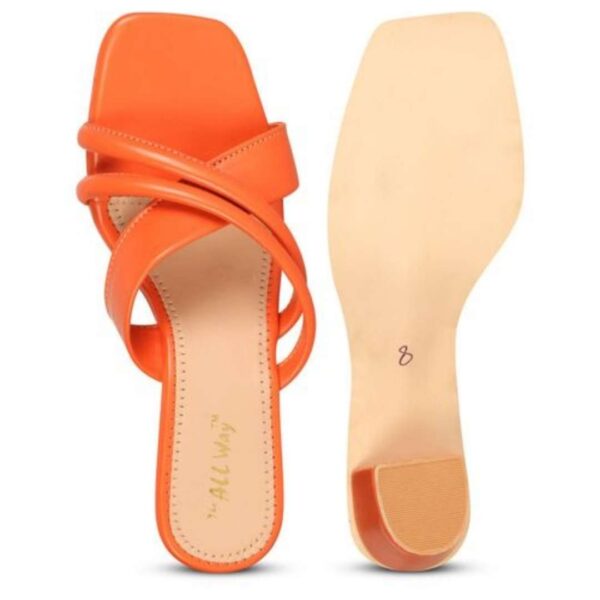 Multi straps Block heel sandals for womens - Image 8