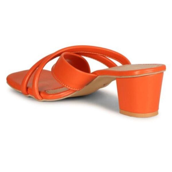 Multi straps Block heel sandals for womens - Image 7
