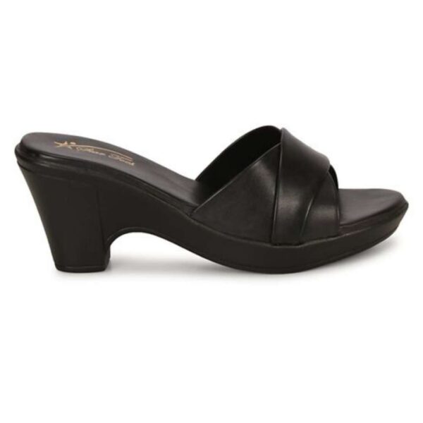 Slim Cross straps block heel for womens - Image 2