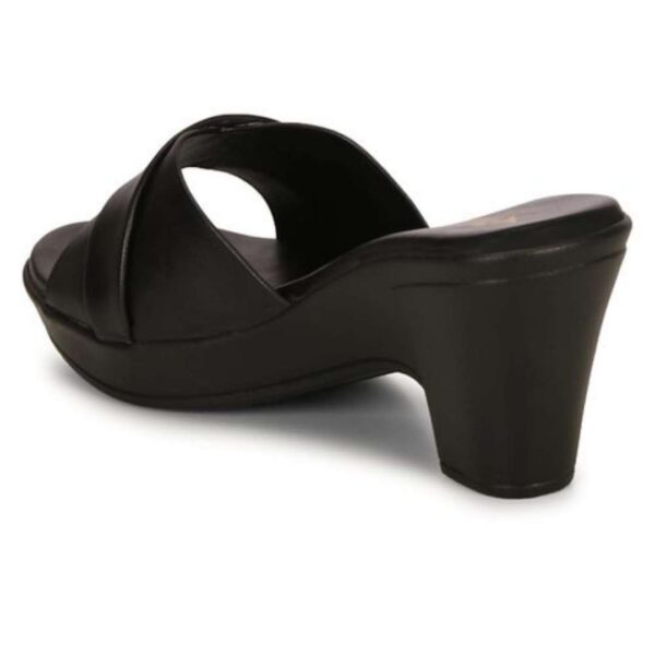 Slim Cross straps block heel for womens - Image 3
