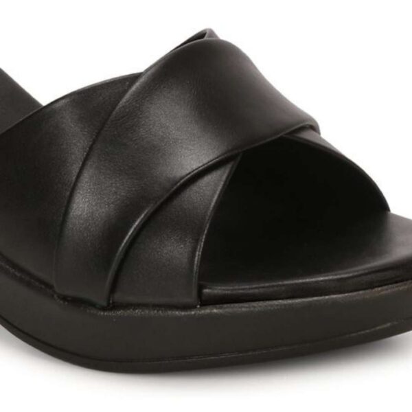 Slim Cross straps block heel for womens - Image 5