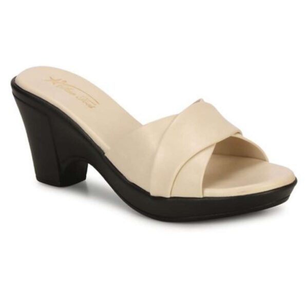 Slim Cross straps block heel for womens - Image 9