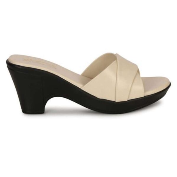 Slim Cross straps block heel for womens - Image 10