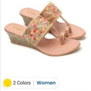 Embroidery slim block heel sandals for women