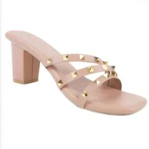 Try me women Heel peach colour