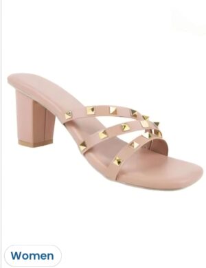 Try me women Heel peach colour