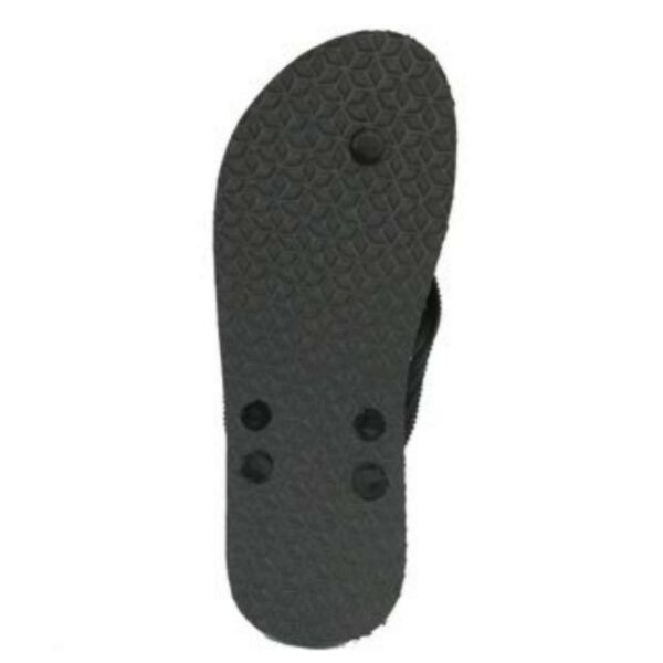 Eva Rubberized printed Navy blue slippers for men - Image 4