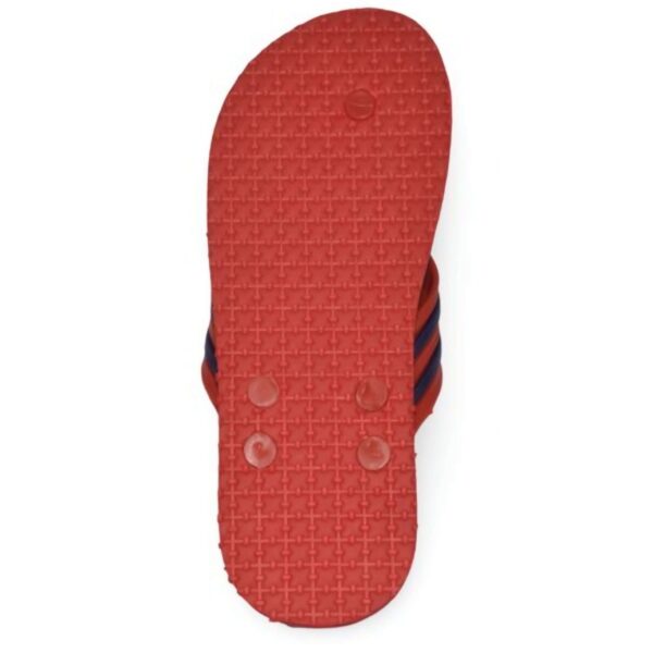Embossed Navy blue slippers for men - Image 4
