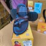 Vkc brown pu men sandals